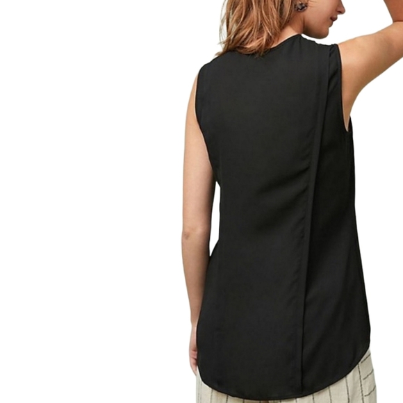 Anthropologie | Maeve Sleeveless Black Blouse | Size XXSP - Picture 9 of 9